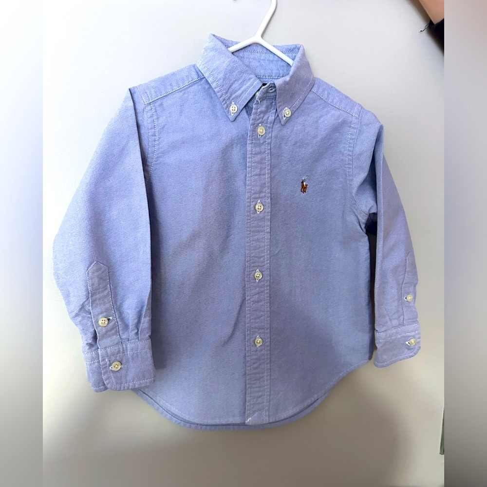 Ralph Lauren - 2T classic blue button-down shirt